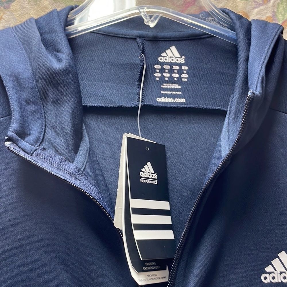 Adidas zippered hoodie competition jacket - Picture 5 of 6